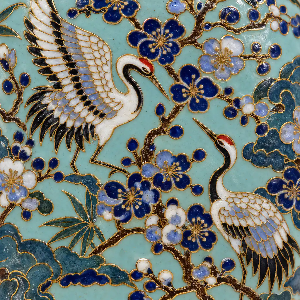 Cloisonné artwork for asangeo.com