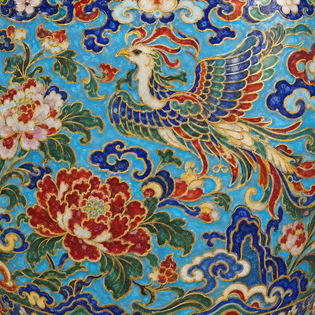 Cloisonné artwork for aurgeo.com