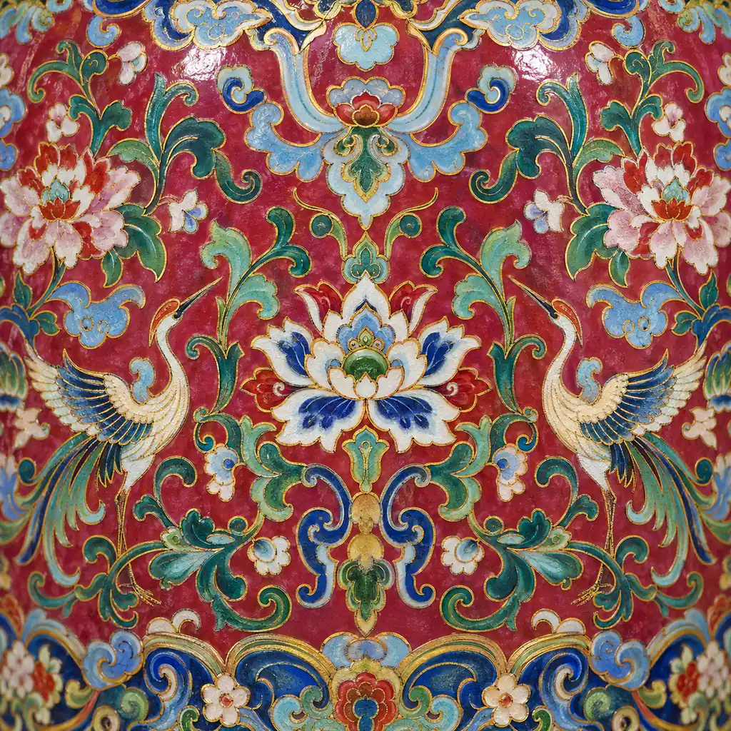 Cloisonné artwork for bauerhorst.com