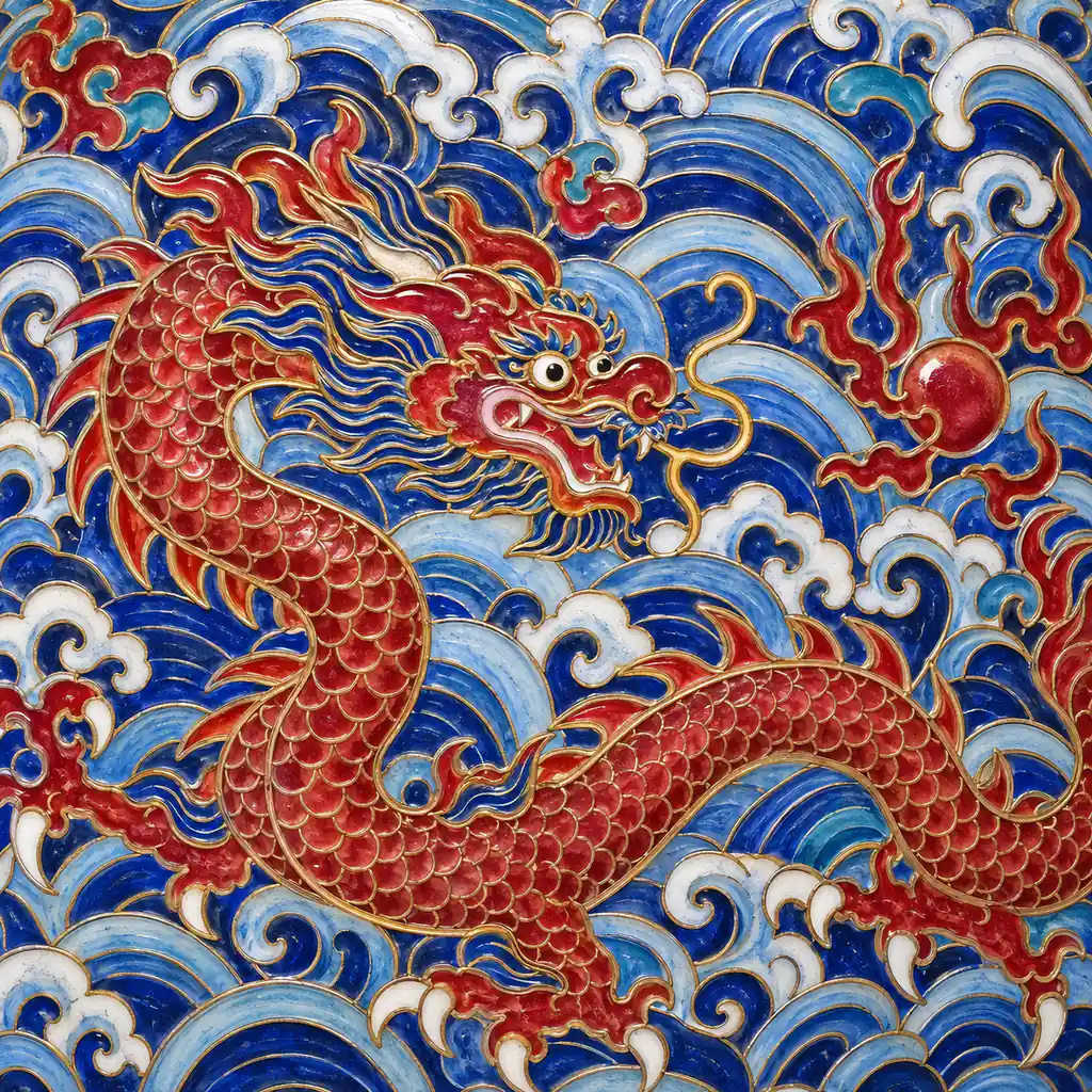 Cloisonné artwork for blyseo.com