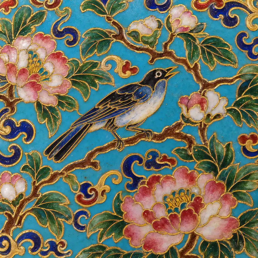 Cloisonné artwork for daiseko.com