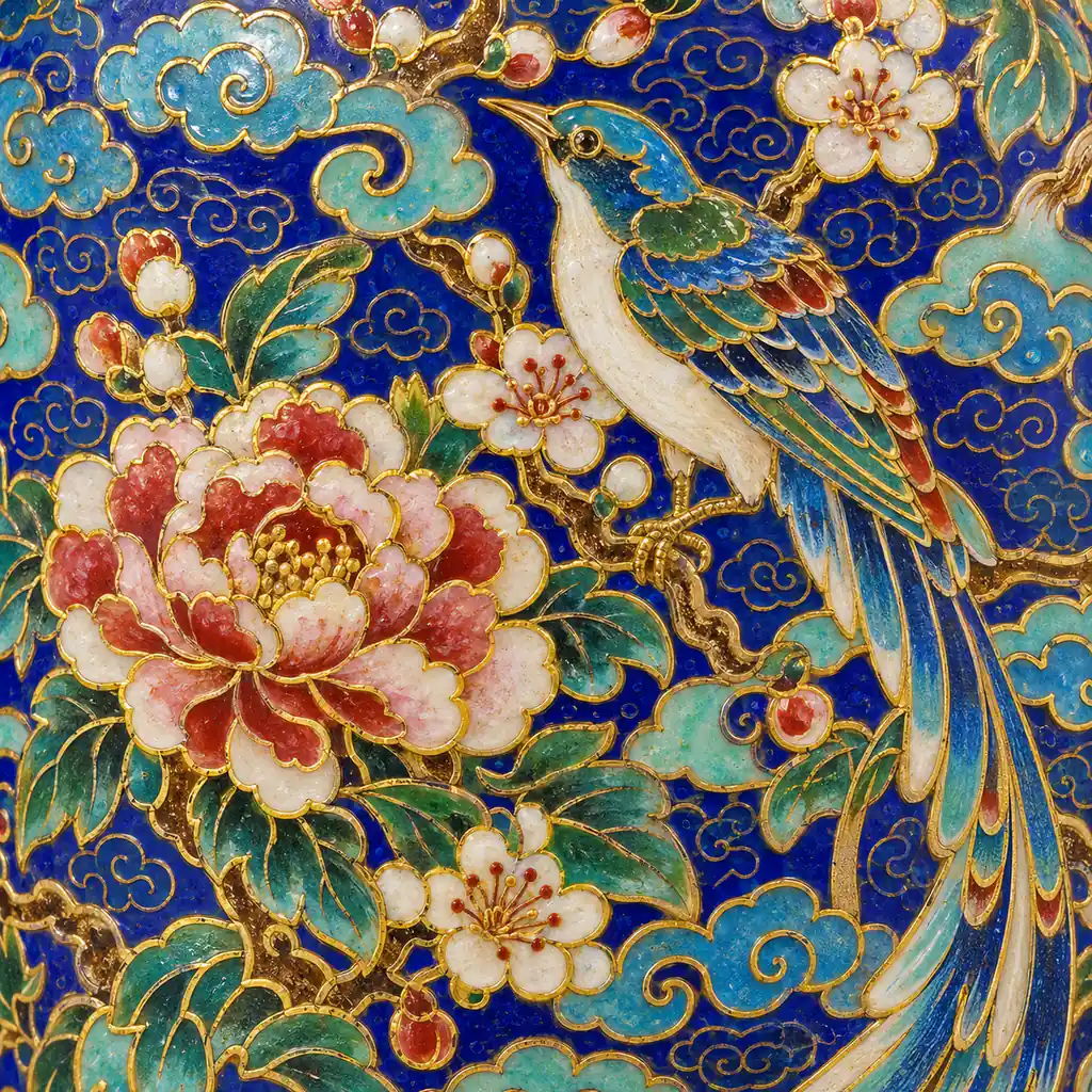 Cloisonné artwork for elantist.com
