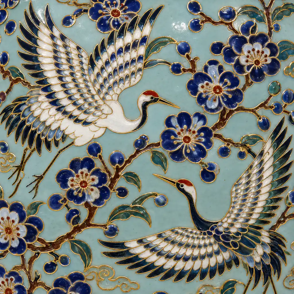 Cloisonné artwork for erxom.com