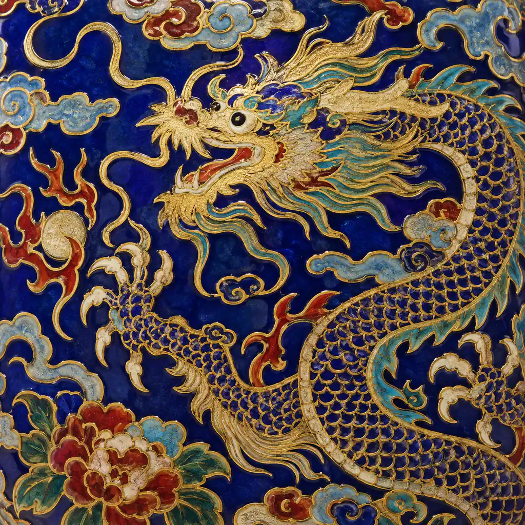 Cloisonné artwork for evatronics.com