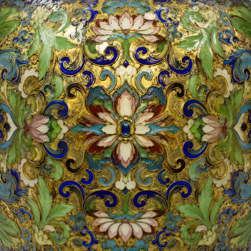 Cloisonné artwork for tessereo.com