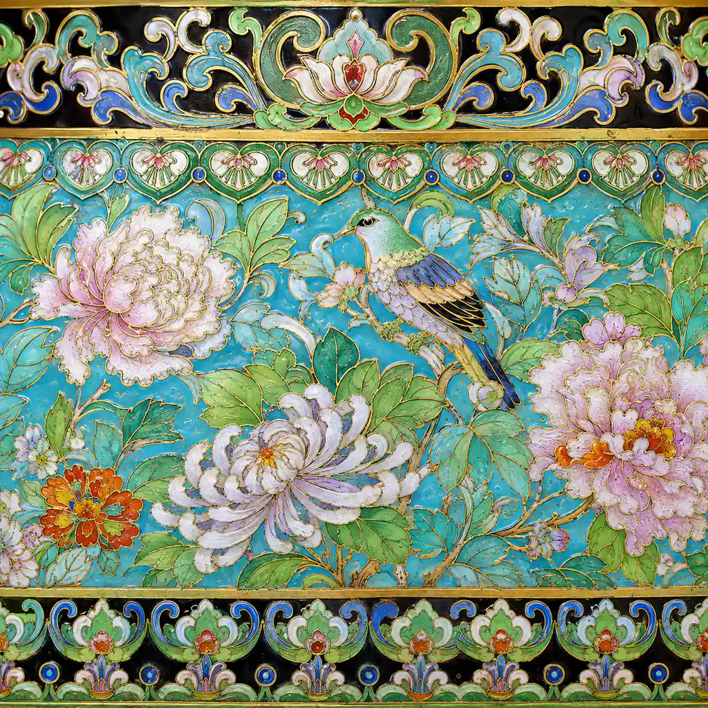 Cloisonné artwork for vinstral.com